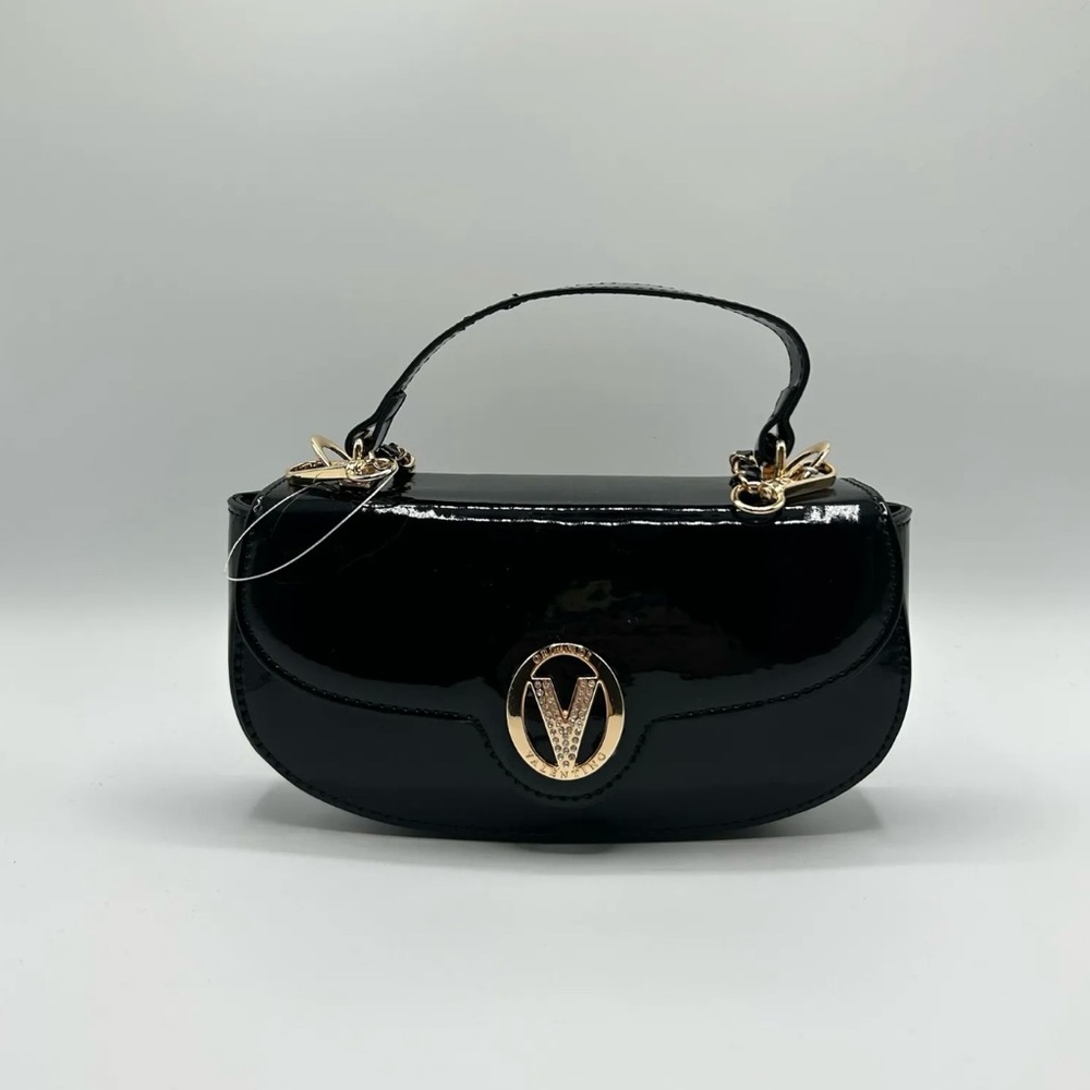 NWT Valentino Orlandi Black Small Crossbody Bag $210
